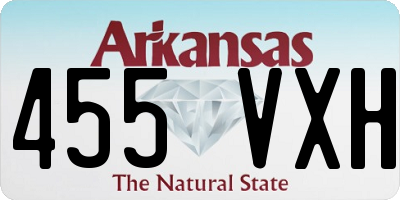 AR license plate 455VXH