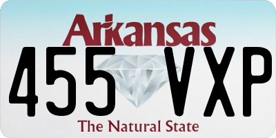 AR license plate 455VXP