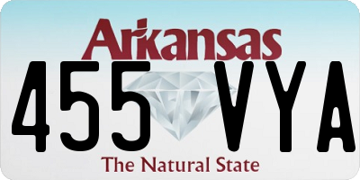 AR license plate 455VYA