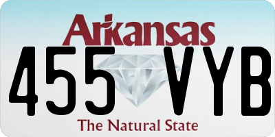 AR license plate 455VYB