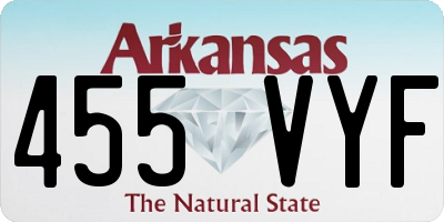 AR license plate 455VYF