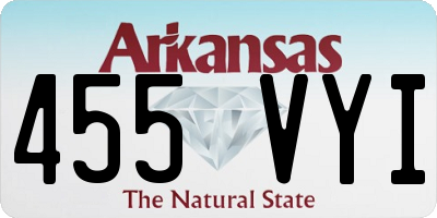 AR license plate 455VYI