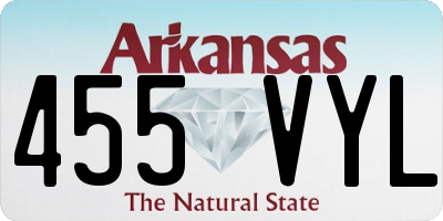 AR license plate 455VYL