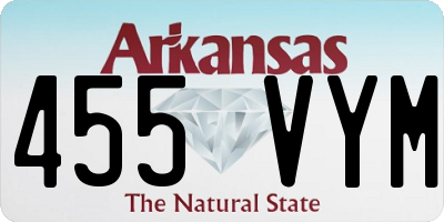 AR license plate 455VYM