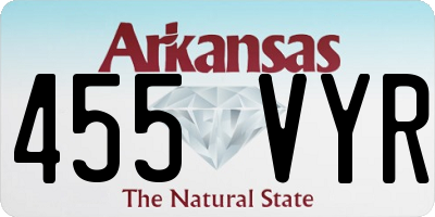 AR license plate 455VYR