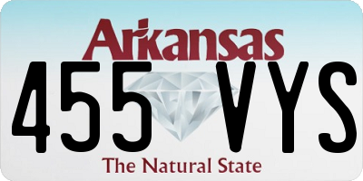 AR license plate 455VYS