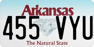 AR license plate 455VYU