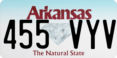 AR license plate 455VYV