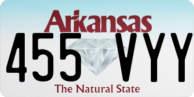 AR license plate 455VYY
