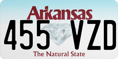 AR license plate 455VZD