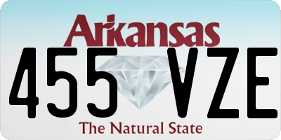 AR license plate 455VZE