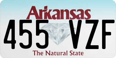 AR license plate 455VZF