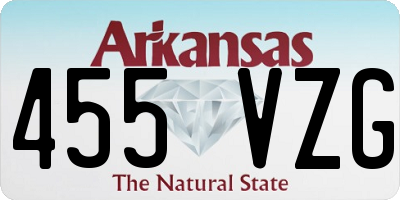 AR license plate 455VZG