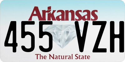 AR license plate 455VZH