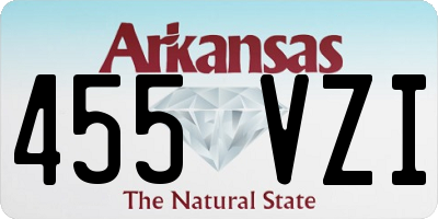 AR license plate 455VZI