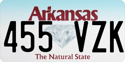 AR license plate 455VZK