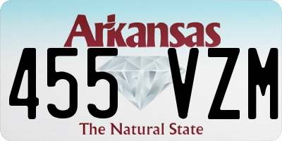 AR license plate 455VZM