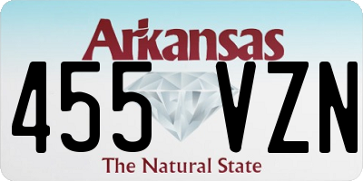 AR license plate 455VZN