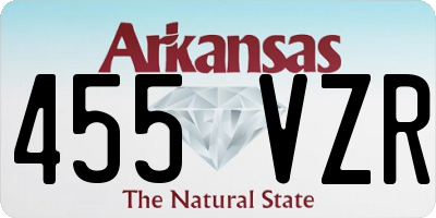 AR license plate 455VZR