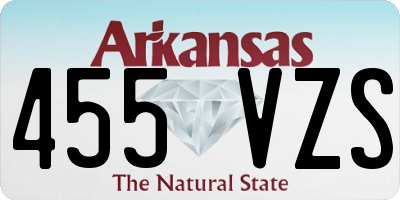 AR license plate 455VZS