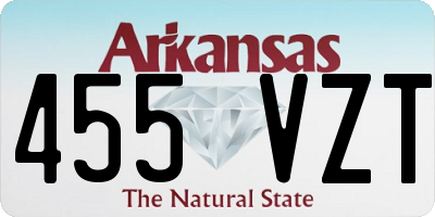 AR license plate 455VZT