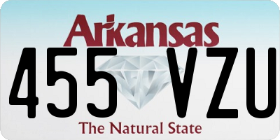 AR license plate 455VZU