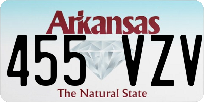 AR license plate 455VZV