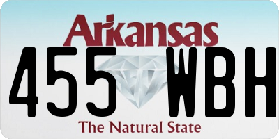 AR license plate 455WBH
