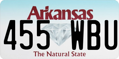 AR license plate 455WBU