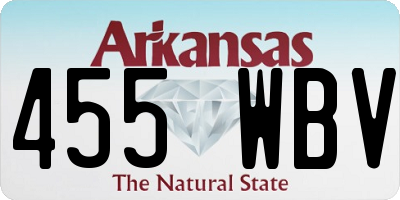 AR license plate 455WBV