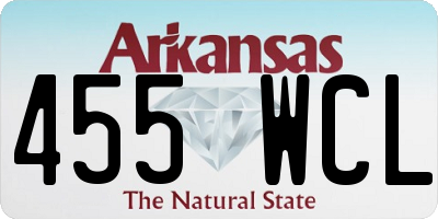AR license plate 455WCL