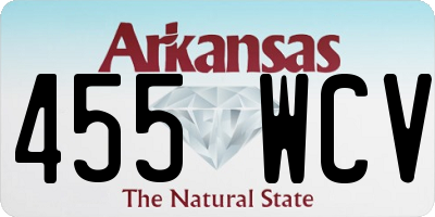AR license plate 455WCV