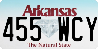 AR license plate 455WCY