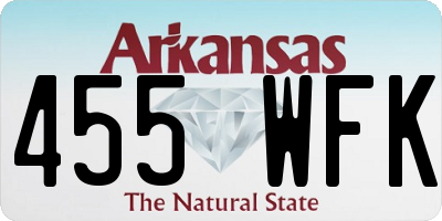 AR license plate 455WFK