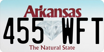 AR license plate 455WFT