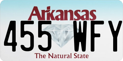 AR license plate 455WFY