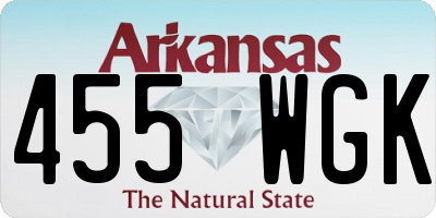 AR license plate 455WGK