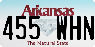 AR license plate 455WHN