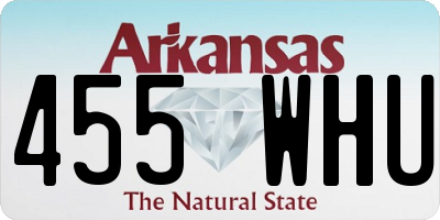 AR license plate 455WHU