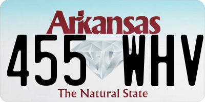 AR license plate 455WHV