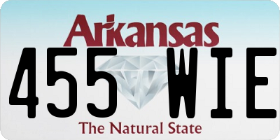 AR license plate 455WIE