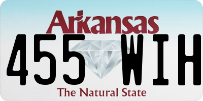 AR license plate 455WIH