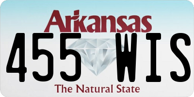 AR license plate 455WIS