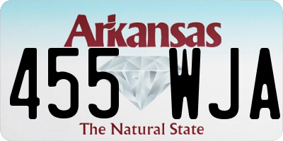 AR license plate 455WJA