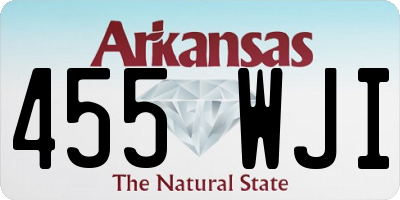 AR license plate 455WJI