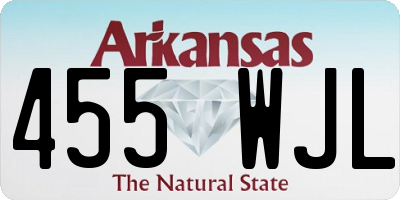 AR license plate 455WJL