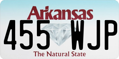 AR license plate 455WJP