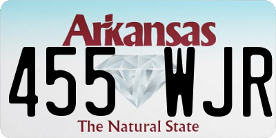 AR license plate 455WJR