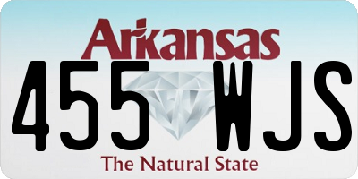 AR license plate 455WJS