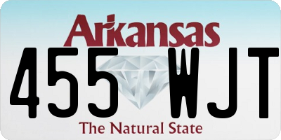 AR license plate 455WJT